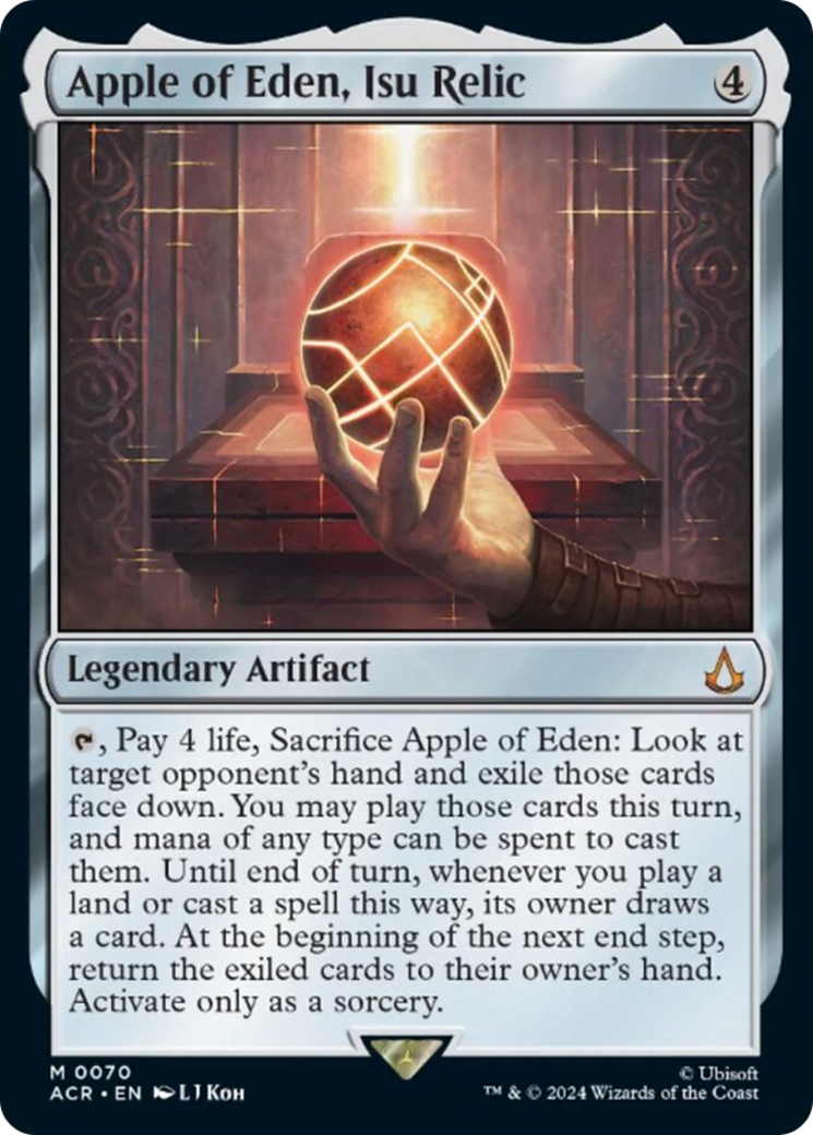 Apple of Eden, Isu Relic [Assassin's Creed] - Magic: The Gathering - Card Brawlers | Quebec | Canada |