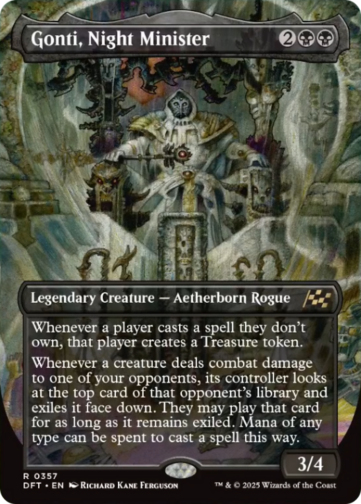 Gonti, Night Minister (Borderless) [Aetherdrift] - Magic: The Gathering - Card Brawlers | Quebec | Canada |