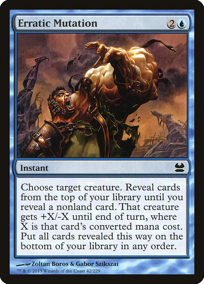 Erratic Mutation [Modern Masters] - Magic: The Gathering - Card Brawlers | Quebec | Canada |
