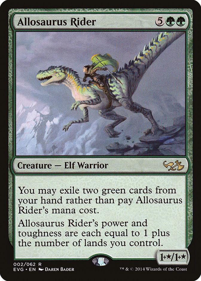 Allosaurus Rider (Elves vs. Goblins) [Duel Decks Anthology] - Magic: The Gathering - Card Brawlers | Quebec | Canada |