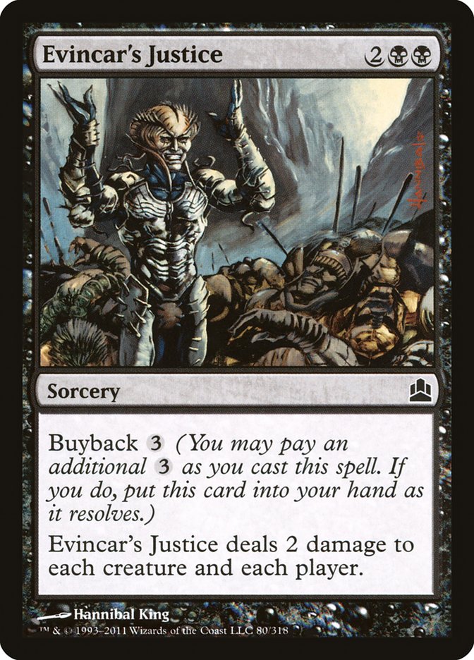 Evincar's Justice [Commander 2011] - Magic: The Gathering - Card Brawlers | Quebec | Canada |