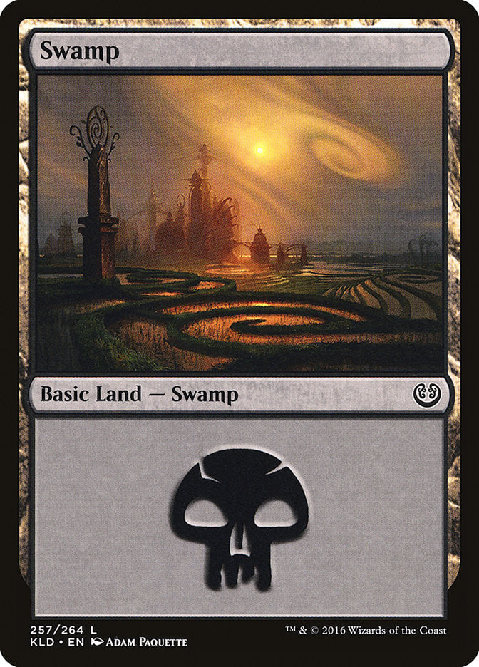 Swamp (257) [Kaladesh] - Magic: The Gathering - Card Brawlers | Quebec | Canada |