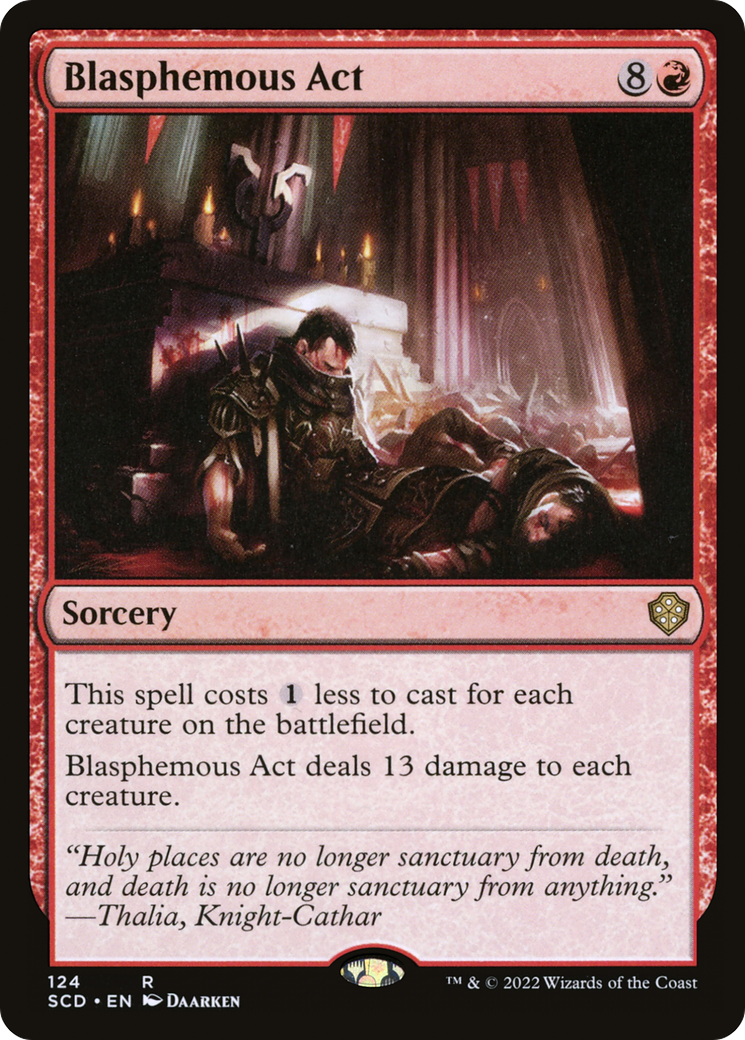 Blasphemous Act [Starter Commander Decks] - Magic: The Gathering - Card Brawlers | Quebec | Canada |