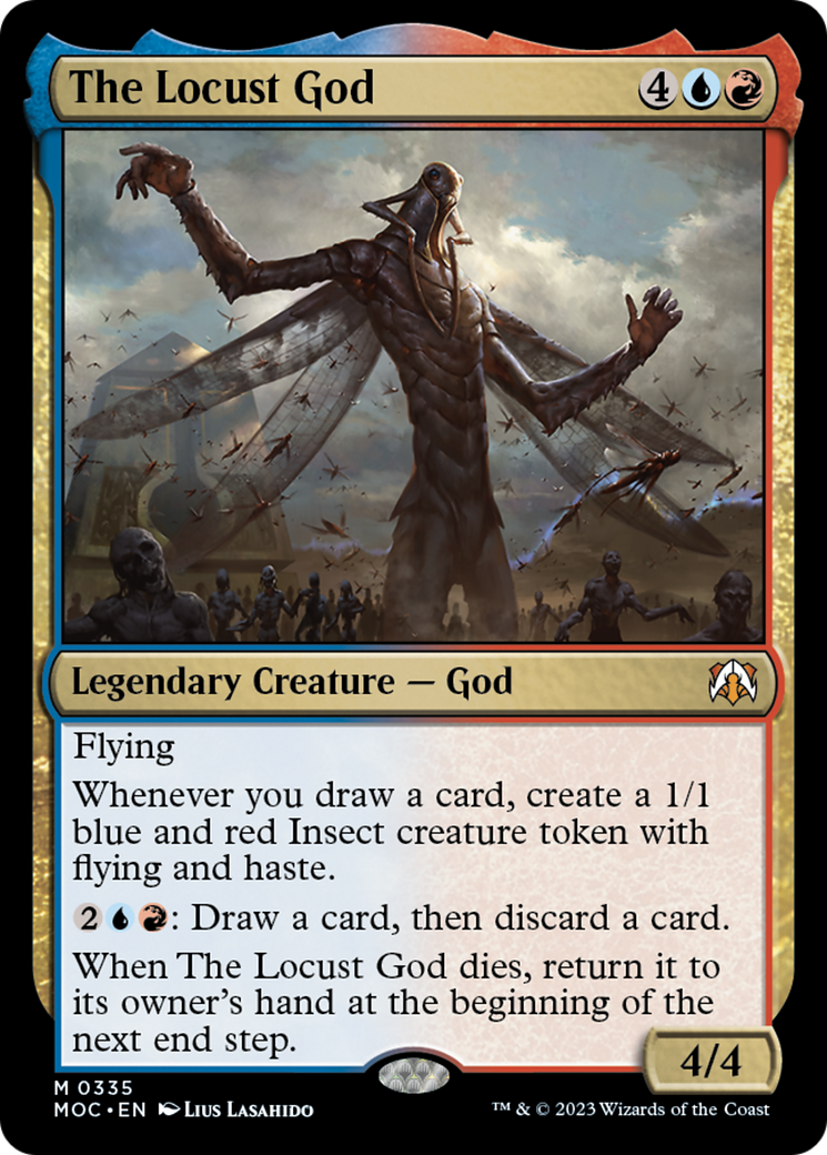 The Locust God [March of the Machine Commander] - Magic: The Gathering - Card Brawlers | Quebec | Canada |
