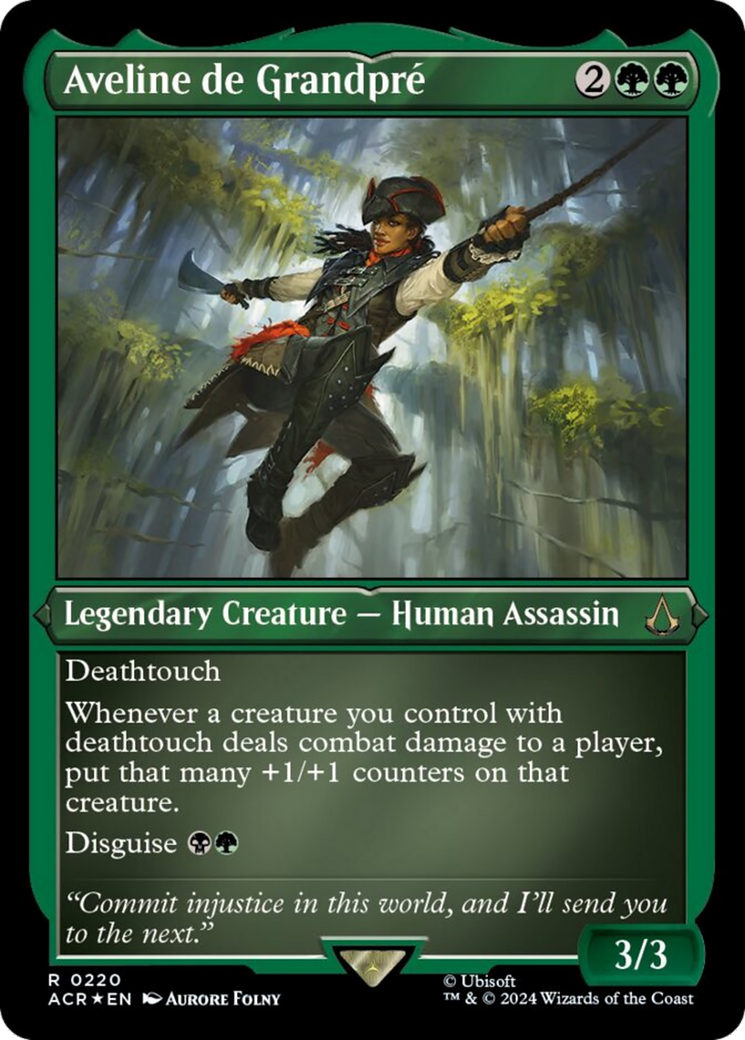 Aveline de Grandpre (Foil Etched) [Assassin's Creed] - Magic: The Gathering - Card Brawlers | Quebec | Canada |
