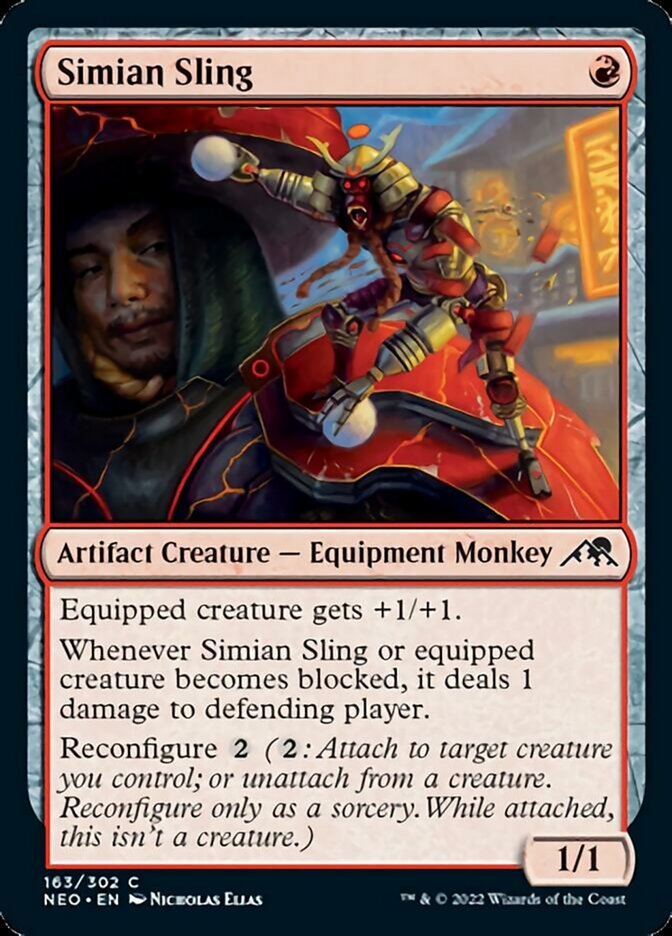 Simian Sling [Kamigawa: Neon Dynasty] - Magic: The Gathering - Card Brawlers | Quebec | Canada |