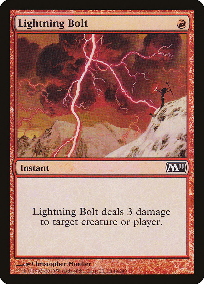 Lightning Bolt [Magic 2011] - Magic: The Gathering - Card Brawlers | Quebec | Canada |