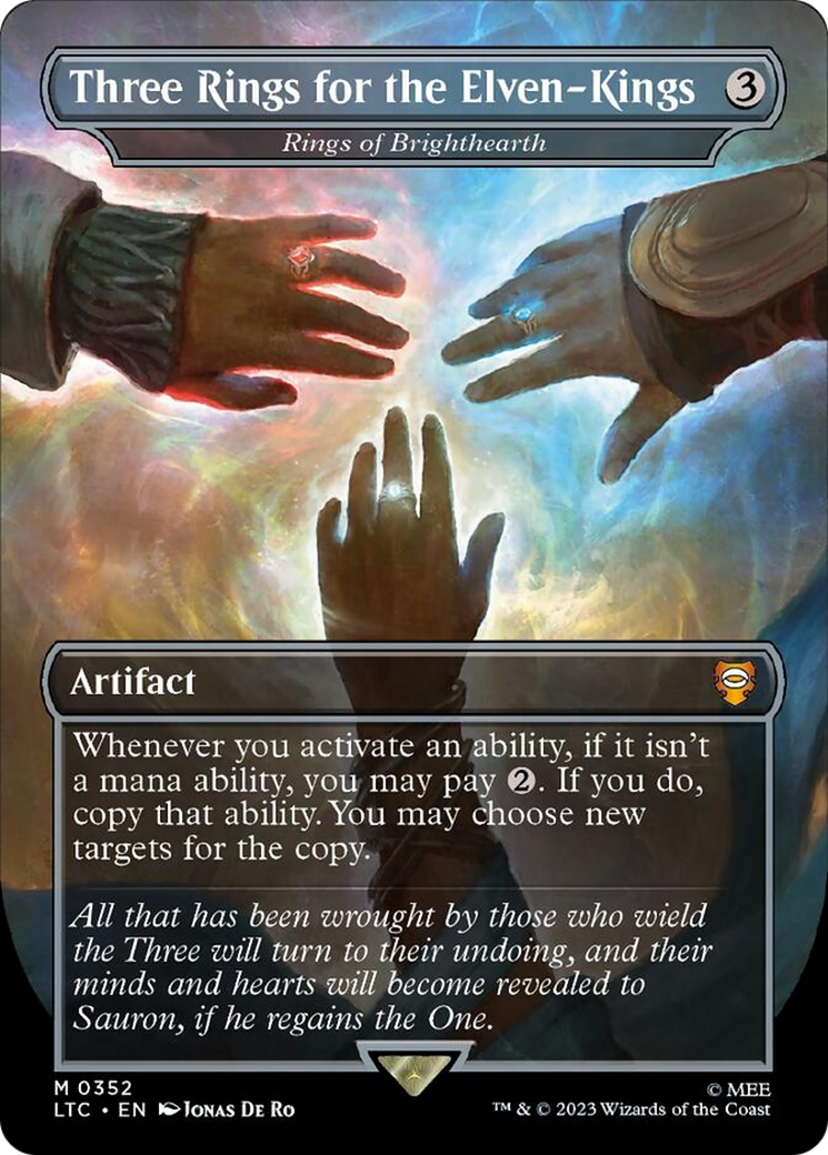 Three Rings for the Elven-Kings - Rings of Brighthearth [The Lord of the Rings: Tales of Middle-Earth Commander] - Magic: The Gathering - Card Brawlers | Quebec | Canada |