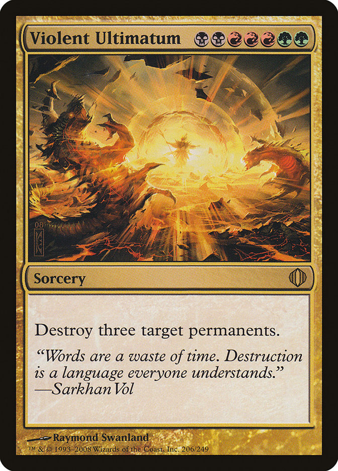Violent Ultimatum [Shards of Alara] - Magic: The Gathering - Card Brawlers | Quebec | Canada |