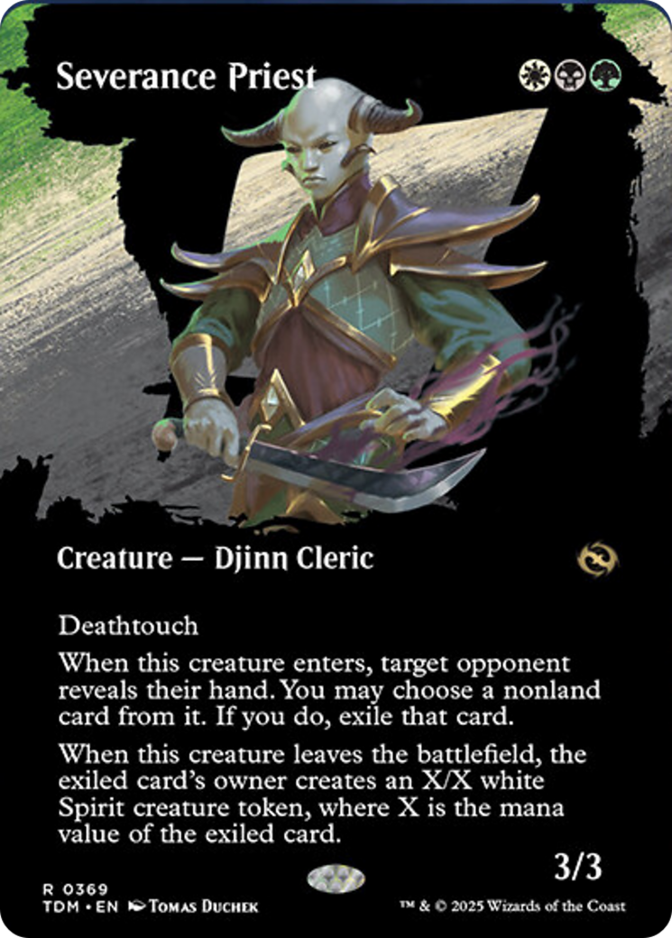 Severance Priest (Borderless) [Tarkir: Dragonstorm] - Magic: The Gathering - Card Brawlers | Quebec | Canada |