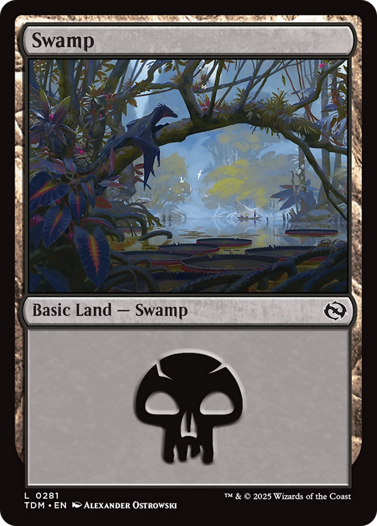 Swamp (0281) [Tarkir: Dragonstorm] - Magic: The Gathering - Card Brawlers | Quebec | Canada |
