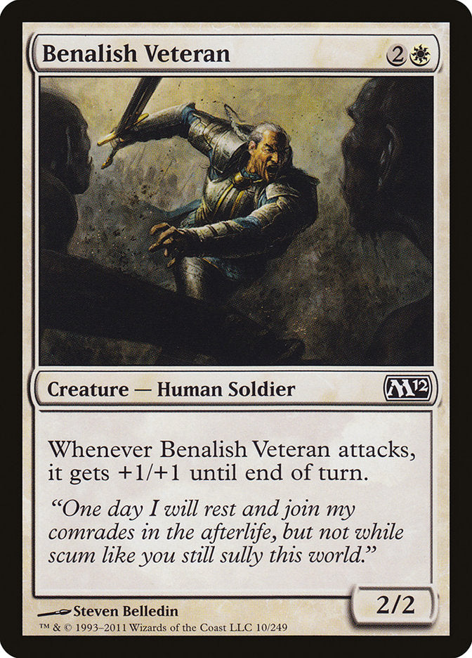 Benalish Veteran [Magic 2012] - Magic: The Gathering - Card Brawlers | Quebec | Canada |