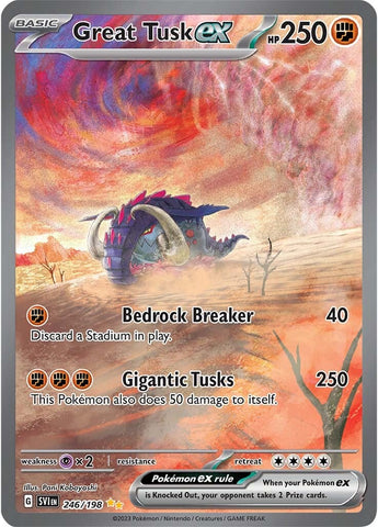 Great Tusk ex (246/198) [Scarlet & Violet: Base Set] - Pokémon - Card Brawlers | Quebec | Canada |