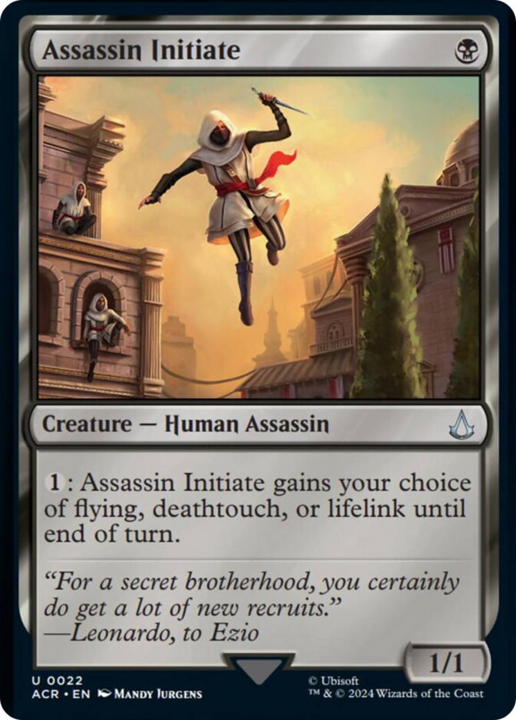Assassin Initiate [Assassin's Creed] - Magic: The Gathering - Card Brawlers | Quebec | Canada |