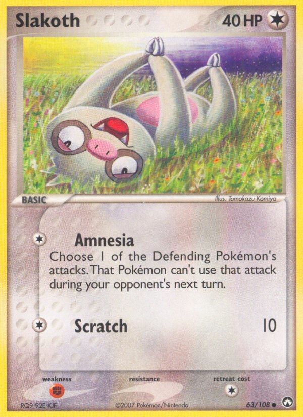 Slakoth (63/108) [EX: Power Keepers] - Pokémon - Card Brawlers | Quebec | Canada |