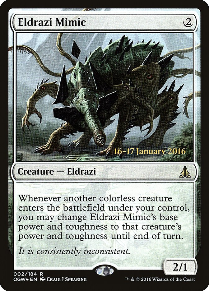 Eldrazi Mimic [Oath of the Gatewatch Prerelease Promos] - Magic: The Gathering - Card Brawlers | Quebec | Canada |