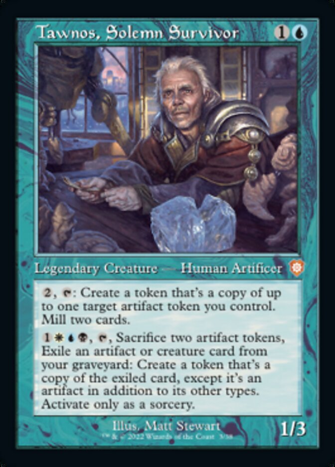 Tawnos, Solemn Survivor (Retro) [The Brothers' War Commander] - Magic: The Gathering - Card Brawlers | Quebec | Canada |