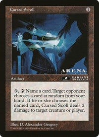 Cursed Scroll (Oversized) [Oversize Cards] - Magic: The Gathering - Card Brawlers | Quebec | Canada |