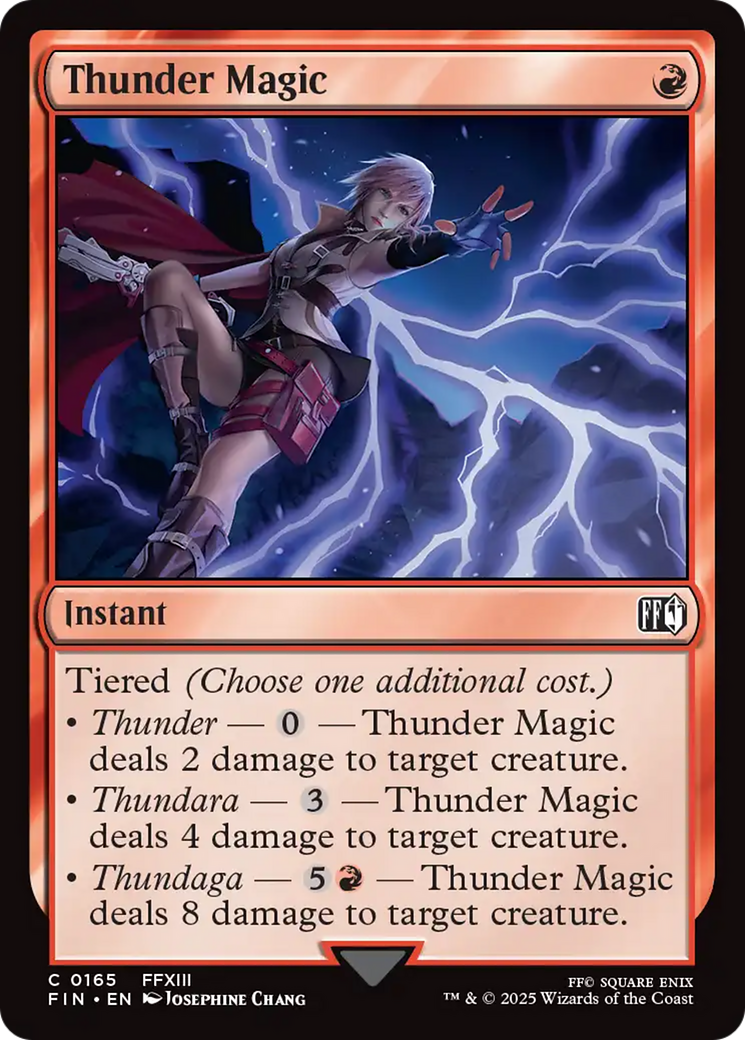 Thunder Magic [FINAL FANTASY] - Magic: The Gathering - Card Brawlers | Quebec | Canada |