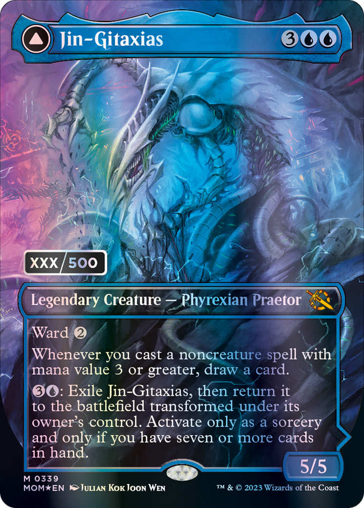 Jin-Gitaxias // The Great Synthesis (Serialized) [March of the Machine] - Magic: The Gathering - Card Brawlers | Quebec | Canada |