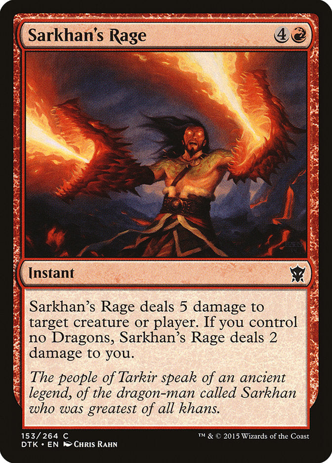 Sarkhan's Rage [Dragons of Tarkir] - Magic: The Gathering - Card Brawlers | Quebec | Canada |