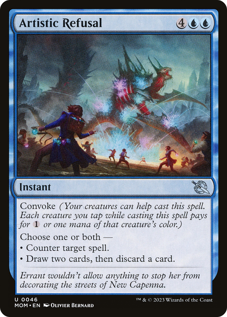 Artistic Refusal [March of the Machine] - Magic: The Gathering - Card Brawlers | Quebec | Canada |