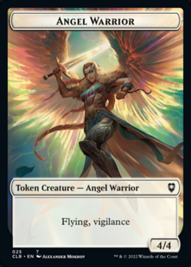 Kor Warrior // Angel Warrior Double-Sided Token [Commander Legends: Battle for Baldur's Gate Tokens] - Magic: The Gathering - Card Brawlers | Quebec | Canada |