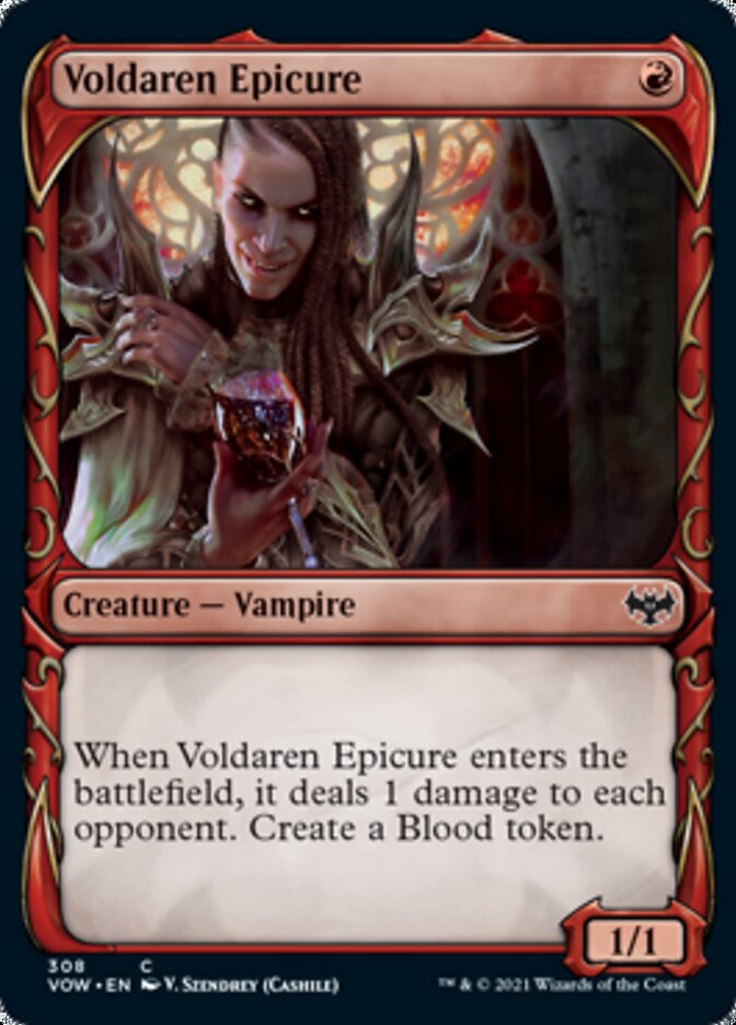 Voldaren Epicure (Showcase Fang Frame) [Innistrad: Crimson Vow] - Magic: The Gathering - Card Brawlers | Quebec | Canada |