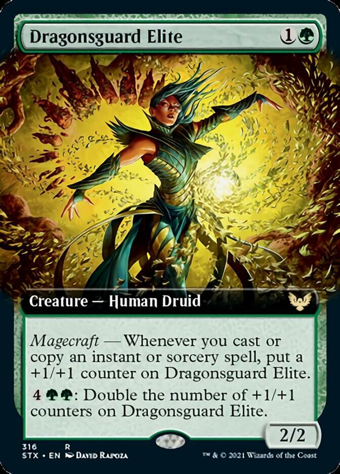 Dragonsguard Elite (Extended Art) [Strixhaven: School of Mages] - Magic: The Gathering - Card Brawlers | Quebec | Canada |