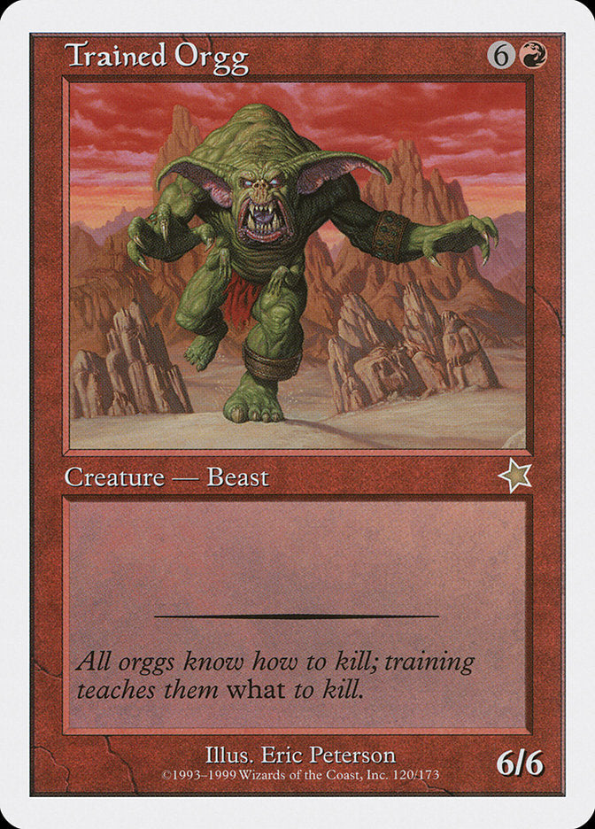 Trained Orgg [Starter 1999] - Magic: The Gathering - Card Brawlers | Quebec | Canada |