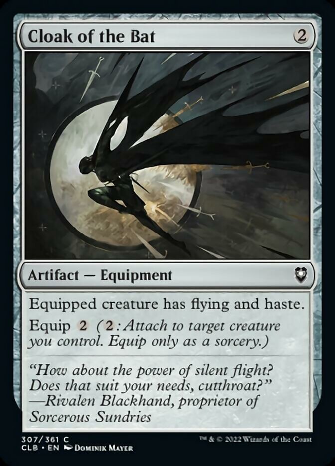 Cloak of the Bat [Commander Legends: Battle for Baldur's Gate] - Magic: The Gathering - Card Brawlers | Quebec | Canada |