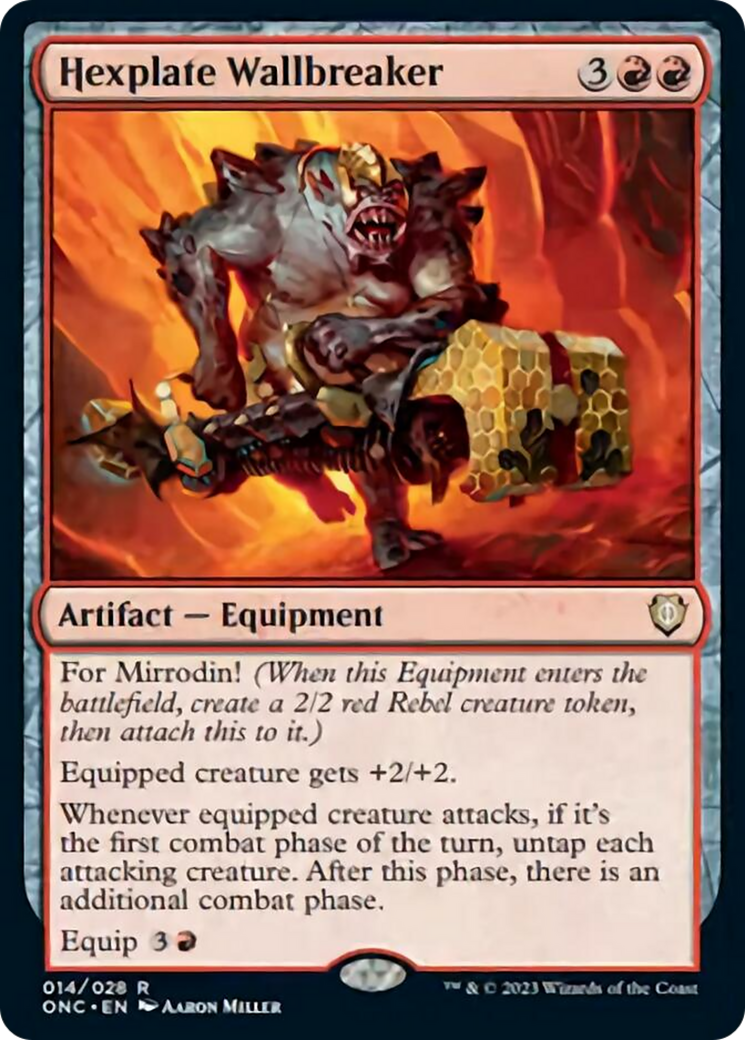 Hexplate Wallbreaker [Phyrexia: All Will Be One Commander] - Magic: The Gathering - Card Brawlers | Quebec | Canada |