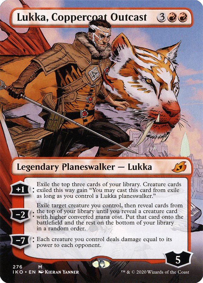 Lukka, Coppercoat Outcast (Borderless) [Ikoria: Lair of Behemoths] - Magic: The Gathering - Card Brawlers | Quebec | Canada |