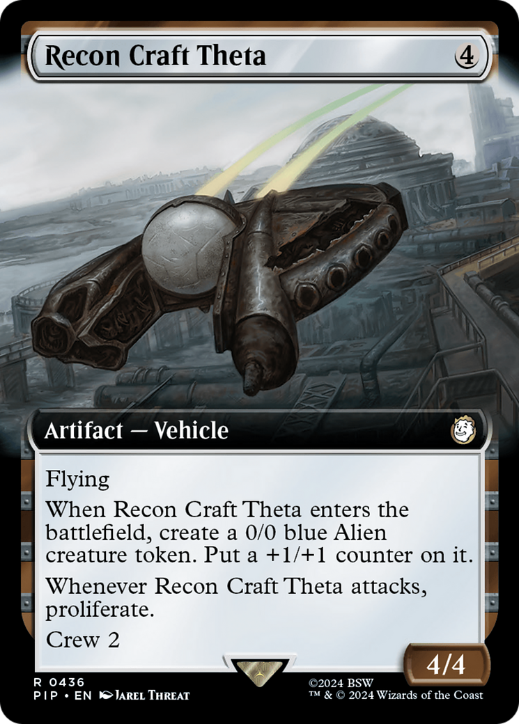 Recon Craft Theta (Extended Art) [Fallout] - Magic: The Gathering - Card Brawlers | Quebec | Canada |