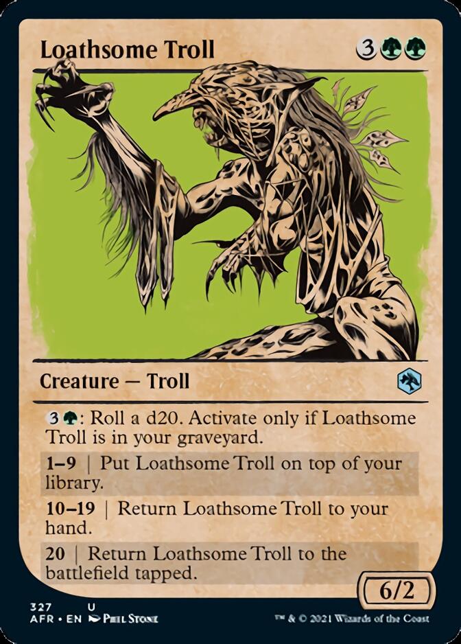 Loathsome Troll (Showcase) [Dungeons & Dragons: Adventures in the Forgotten Realms] - Magic: The Gathering - Card Brawlers | Quebec | Canada |