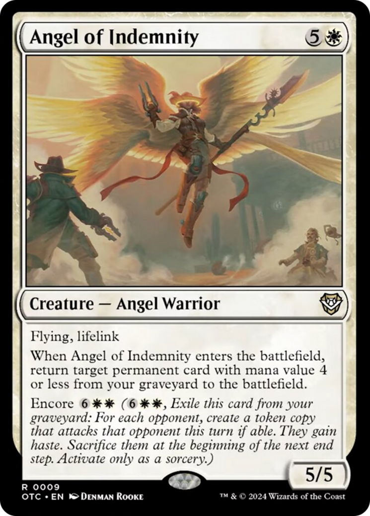 Angel of Indemnity [Outlaws of Thunder Junction Commander] - Magic: The Gathering - Card Brawlers | Quebec | Canada |