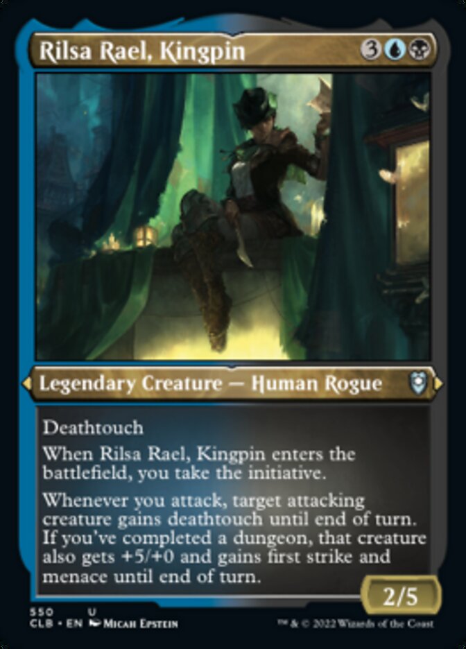 Rilsa Rael, Kingpin (Foil Etched) [Commander Legends: Battle for Baldur's Gate] - Magic: The Gathering - Card Brawlers | Quebec | Canada |