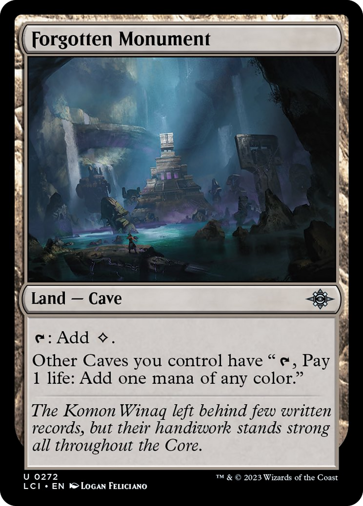 Forgotten Monument [The Lost Caverns of Ixalan] - Magic: The Gathering - Card Brawlers | Quebec | Canada |