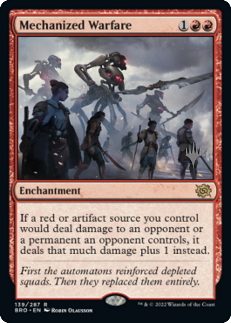 Mechanized Warfare (Promo Pack) [The Brothers' War Promos] - Magic: The Gathering - Card Brawlers | Quebec | Canada |