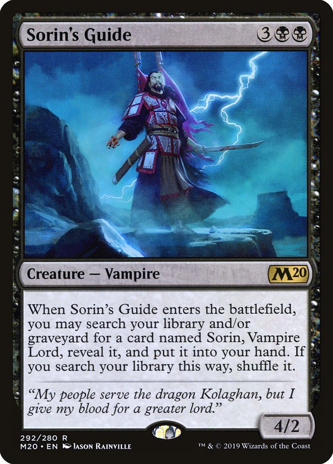 Sorin's Guide [Core Set 2020] - Magic: The Gathering - Card Brawlers | Quebec | Canada |