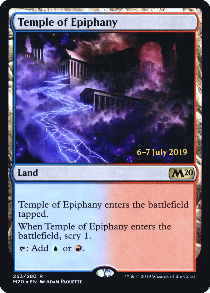 Temple of Epiphany [Core Set 2020 Prerelease Promos] - Magic: The Gathering - Card Brawlers | Quebec | Canada |