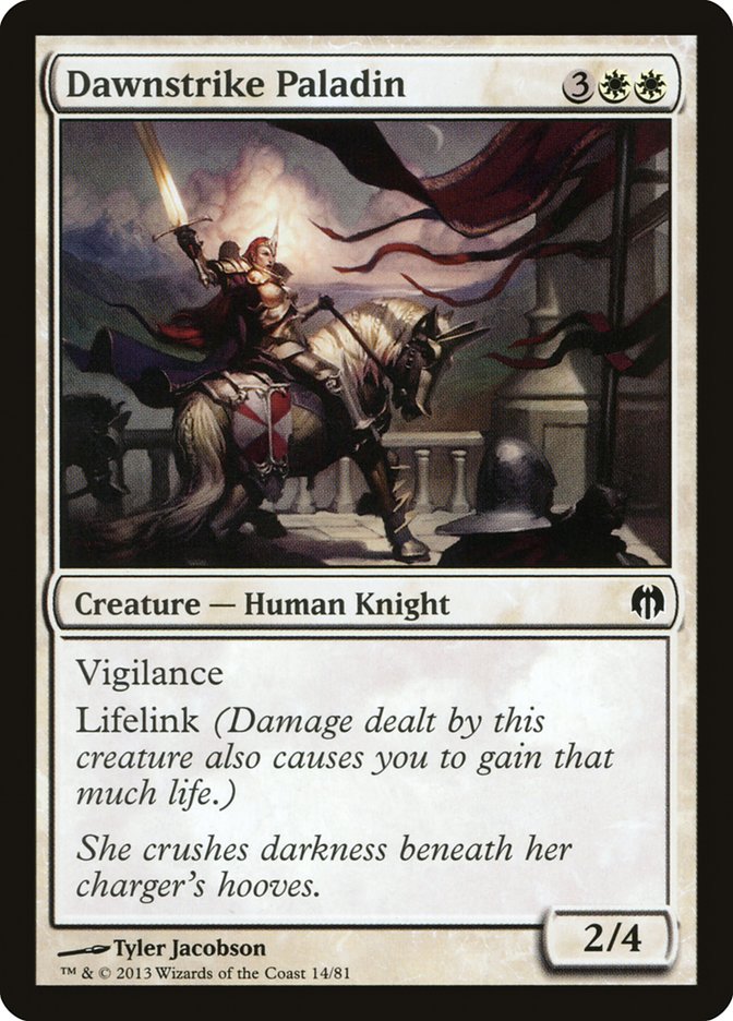 Dawnstrike Paladin [Duel Decks: Heroes vs. Monsters] - Magic: The Gathering - Card Brawlers | Quebec | Canada |