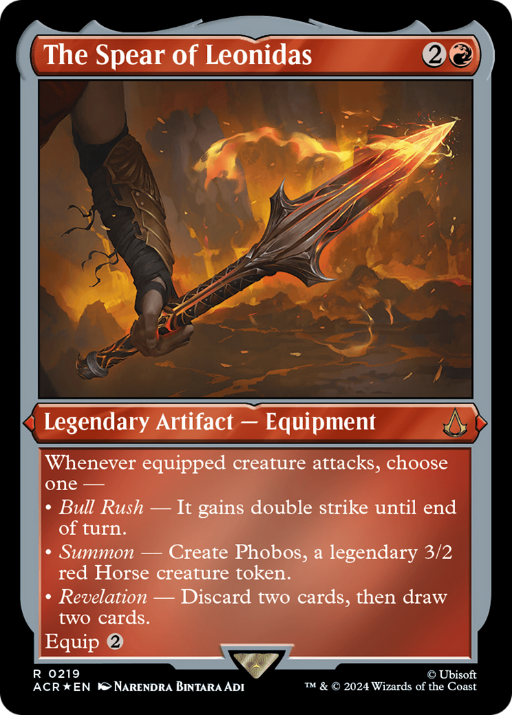 The Spear of Leonidas (Foil Etched) [Assassin's Creed] - Magic: The Gathering - Card Brawlers | Quebec | Canada |