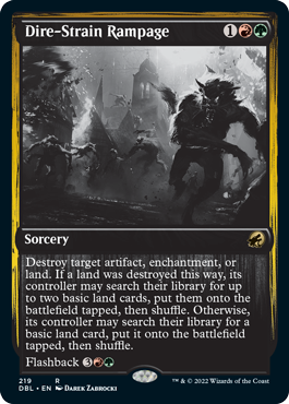 Dire-Strain Rampage [Innistrad: Double Feature] - Magic: The Gathering - Card Brawlers | Quebec | Canada |