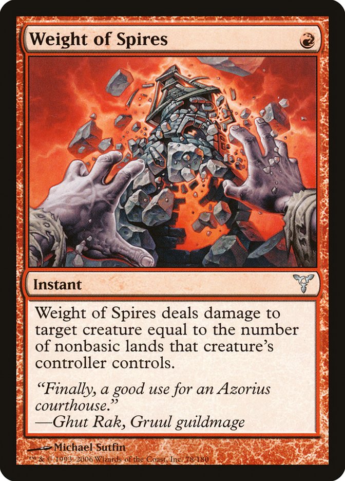 Weight of Spires [Dissension] - Magic: The Gathering - Card Brawlers | Quebec | Canada |