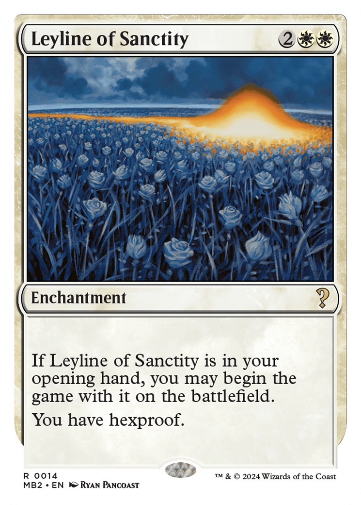 Leyline of Sanctity (White Border) [Mystery Booster 2] - Magic: The Gathering - Card Brawlers | Quebec | Canada |