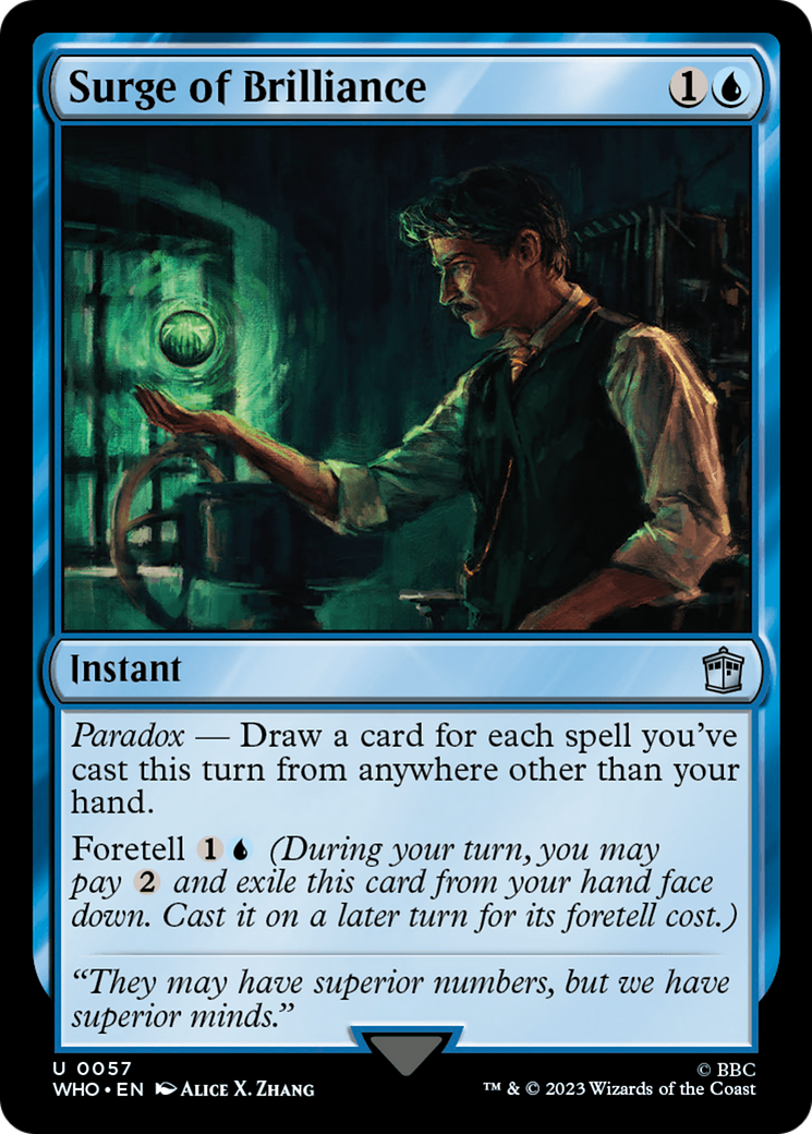 Surge of Brilliance [Doctor Who] - Magic: The Gathering - Card Brawlers | Quebec | Canada |