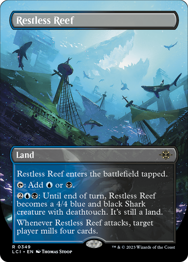 Restless Reef (Borderless) [The Lost Caverns of Ixalan] - Magic: The Gathering - Card Brawlers | Quebec | Canada |