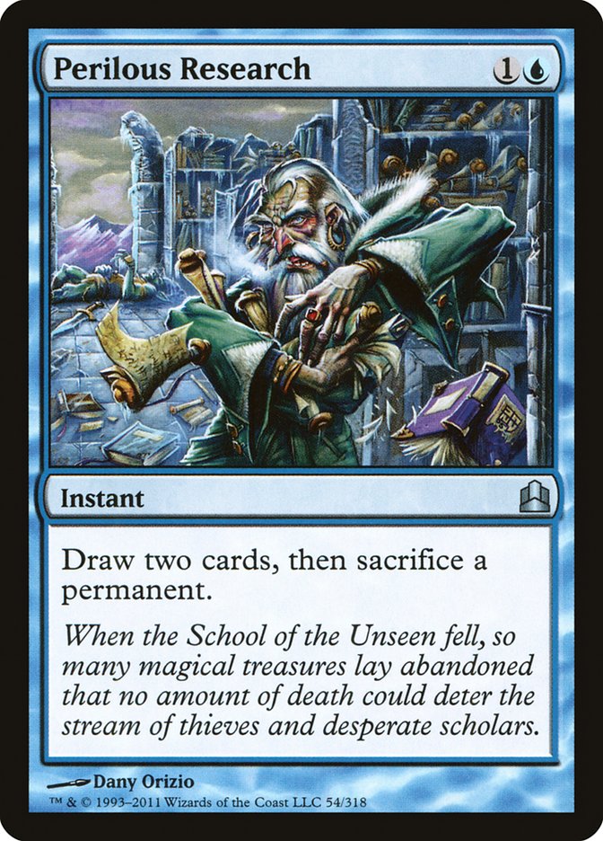 Perilous Research [Commander 2011] - Magic: The Gathering - Card Brawlers | Quebec | Canada |