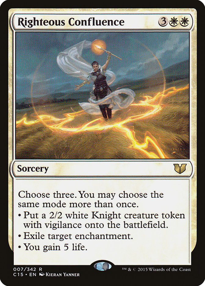 Righteous Confluence [Commander 2015] - Magic: The Gathering - Card Brawlers | Quebec | Canada |